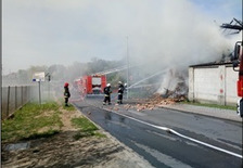 Siedlemin – pożar budynku gospodarczego