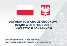 Dofinansowanie wynosi ponad 1 425 tys, złotych