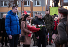 Jaraczewo z pomnikiem Powstańców Wielkopolskich