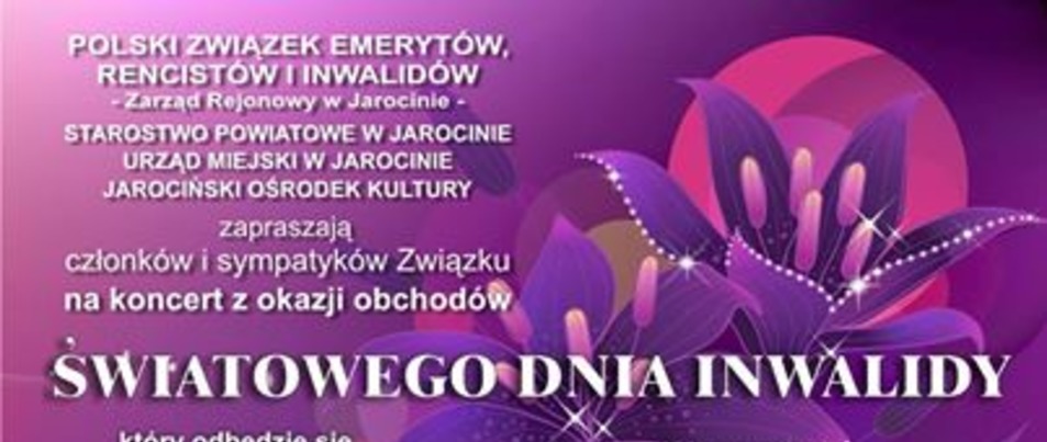 Koncert z okazji Światowego Dnia Inwalidy