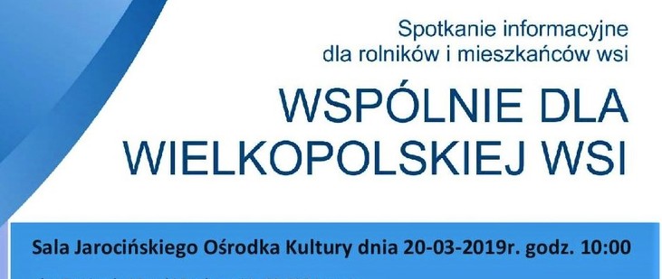 WSPÓLNIE DLA WIELKOPOLSKIEJ WSI