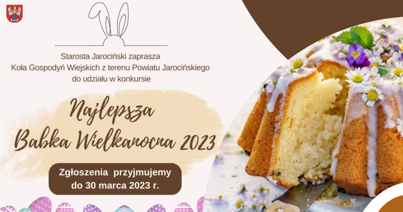 Konkurs na ,,Najlepszą Babkę Wielkanocną 2023